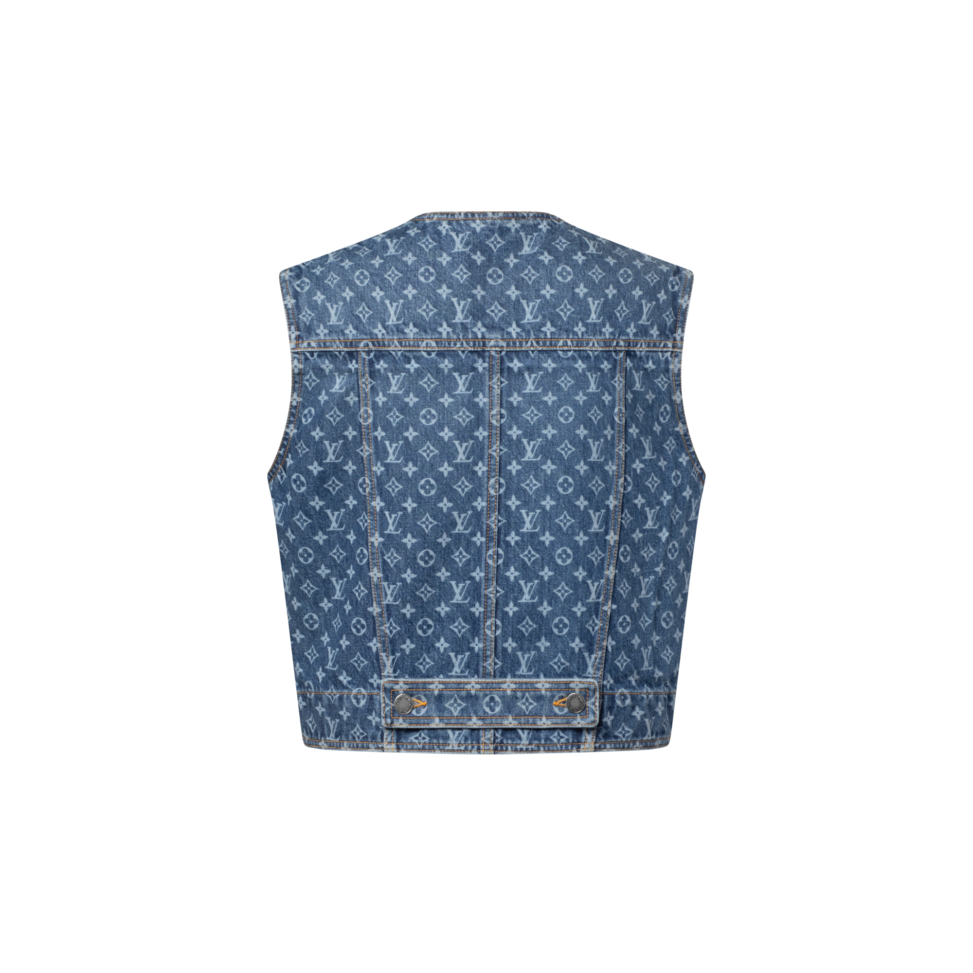 LOUIS VUITTON デニムベスト 34 Sleeveless Monogram Denim Jacket - Ready-to-Wear | LOUIS VUITTON